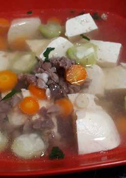 Sayur Bening tahu oyong segar