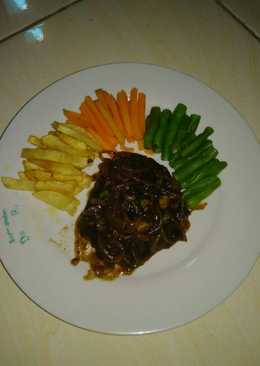 Steak ayam giling