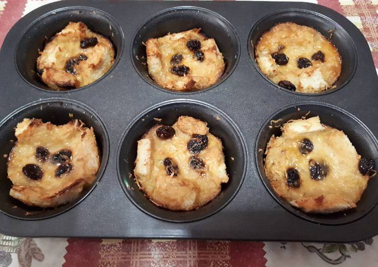 gambar untuk resep makanan Banana Bread Puding