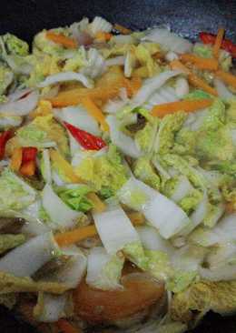 Ca' sawi putih+ wortel