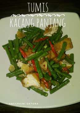 Tumis Kacang Panjang+tahu