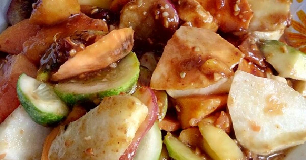 795 Resep Rujak Buah Enak Dan Sederhana Cookpad 