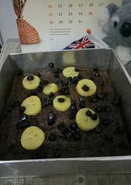 Bolu kukus pisang coklat no mixer