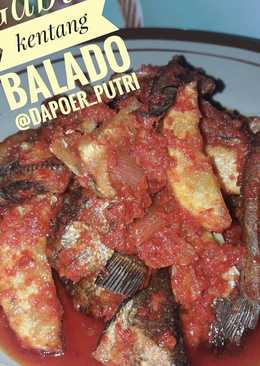 Gabus + kentang balado