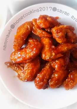 Sayap ayam saus madu