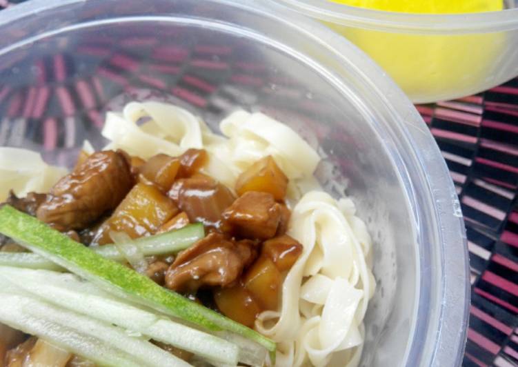 resep Jjajangmyeon Indonesia