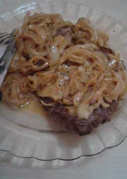 Sirloin Steak with Onion Sauce#Keto