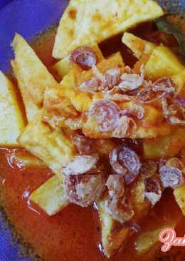 Rendang Tahu, Telur, Kentang Berkuah