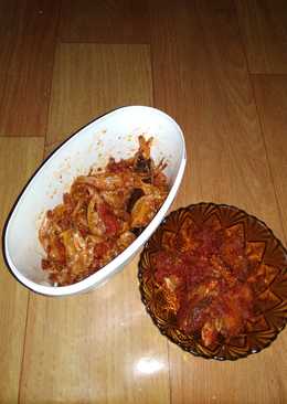 Balado ikan Jambal Roti + Balado ikan asin tipis renyah