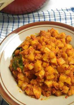 Kentang balado pedas