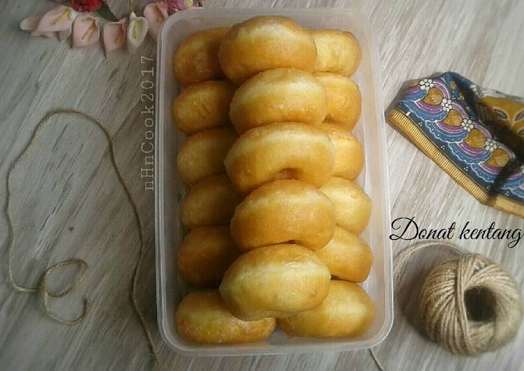 resep makanan Donat tanpa toping yummy,pake toping lebih yummy lagi??