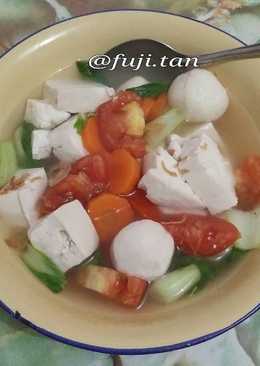 Sup Tahu Campur Bakso Ikan