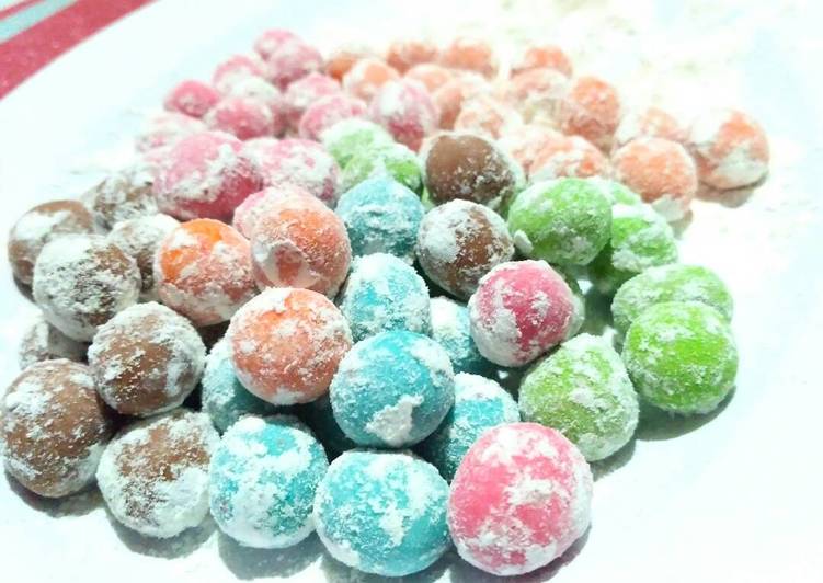 resep Candy Milk Ball