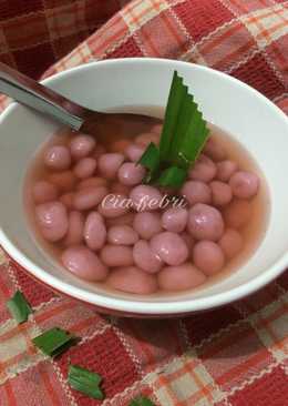 Wedang ronde jahe pinky