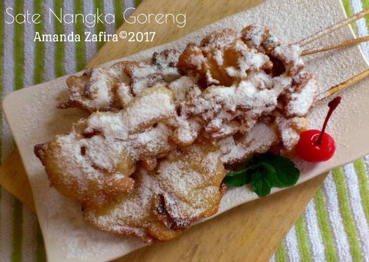 resep lengkap untuk Sate Nangka Goreng