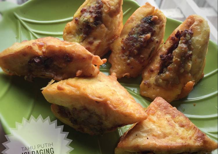 Resep Tahu putih isi daging By Jessica