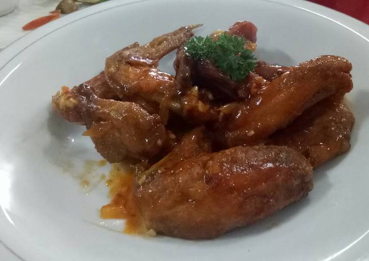 gambar untuk cara membuat Spicy wing ala richeese. dijamin ketagihan ??