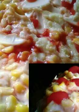 Pizza Home Made (Jagung Keju Mayo) - Oven / Magiccom