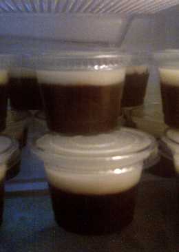 Pudding coklat vla vanilla (simple)