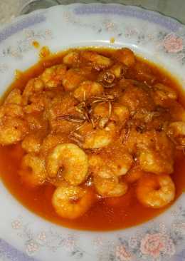 Balado udang bombai