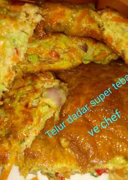 Telur dadar super tebal