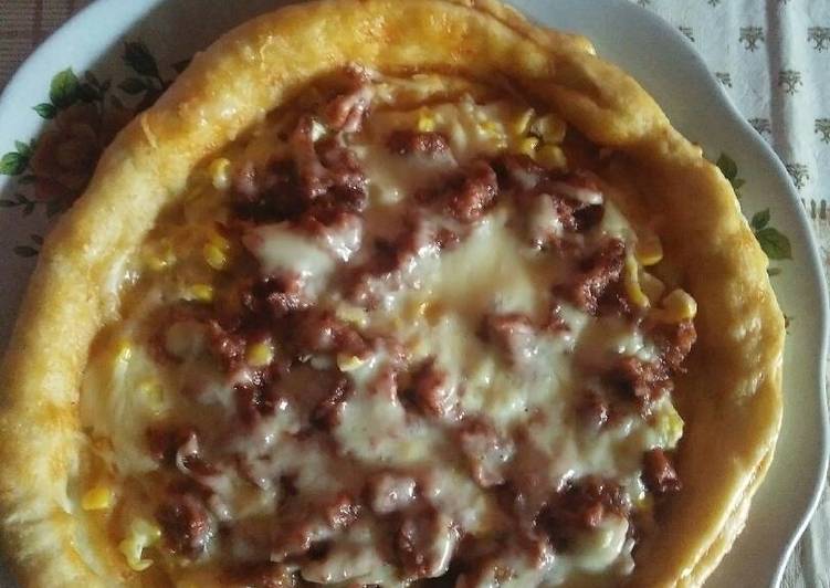 Resep Pizza Kornet alakadar Dari euis amanah