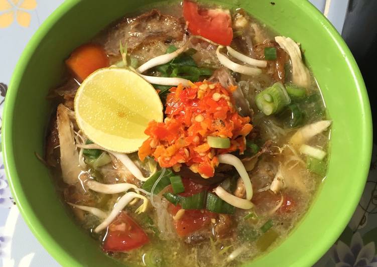 cara membuat Soto Tauco Tegal