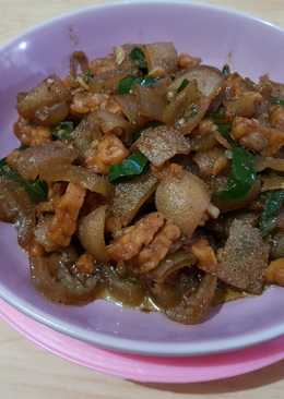 Kikil tempe cabe ijo