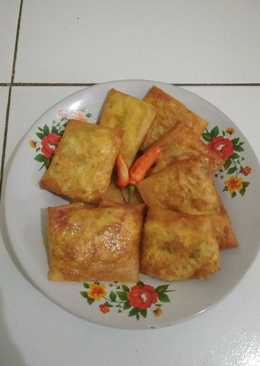 Martabak telur isi ayam praktis