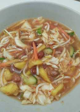 Asinan sayur pedes manis asem