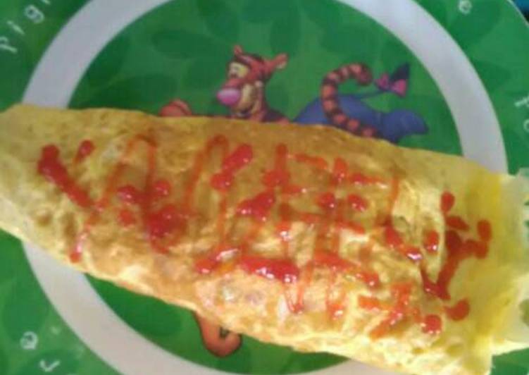 gambar untuk resep makanan Omurice yum yum ??