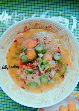 Sop Bihun Sayur with Kaldu Udang #BikinRamadanBerkesan