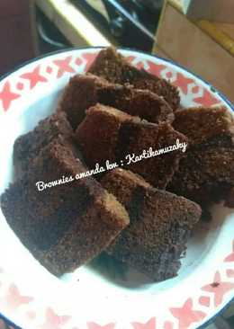 30. Brownies kukus amanda kw