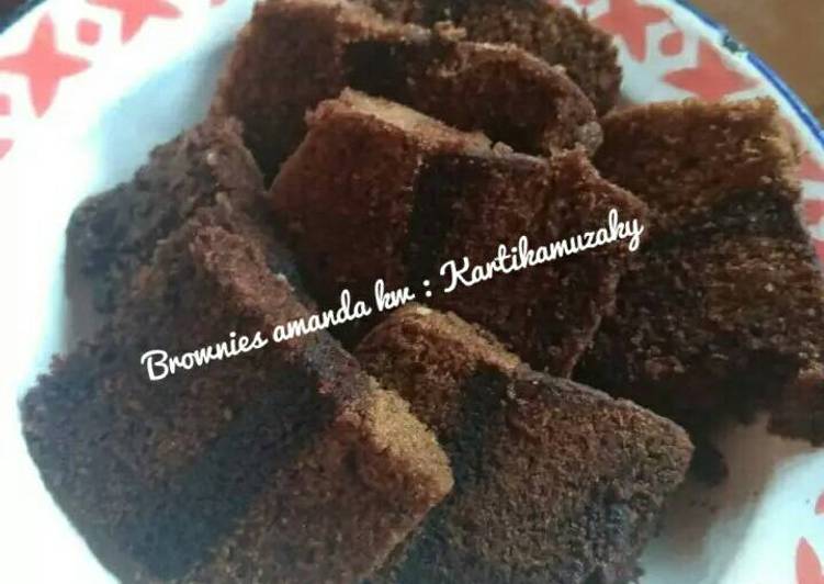  Resep  30 Brownies  kukus  amanda  kw oleh Kartika Muzzaky 