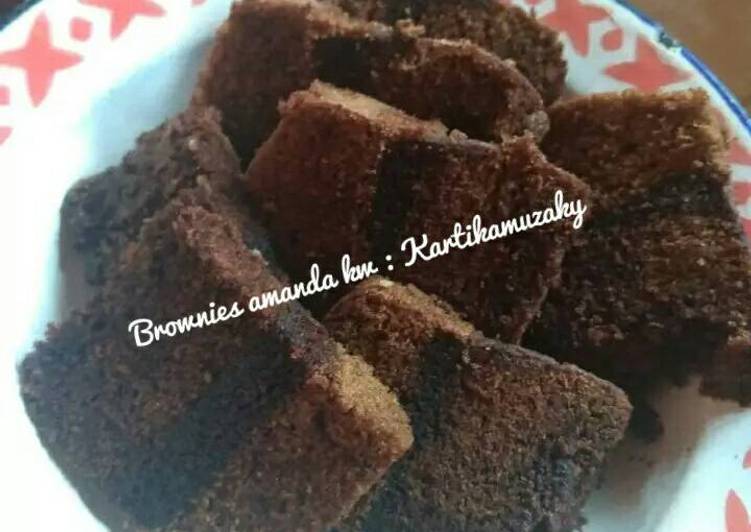  Resep  30 Brownies  kukus amanda  kw oleh Kartika Muzzaky 