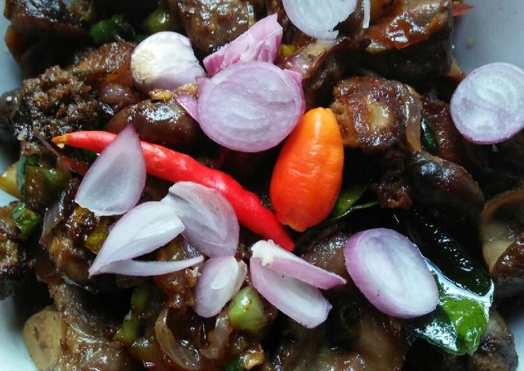 Tongseng ampela ati sederhana