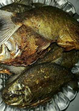 Ikan bawal goreng simple