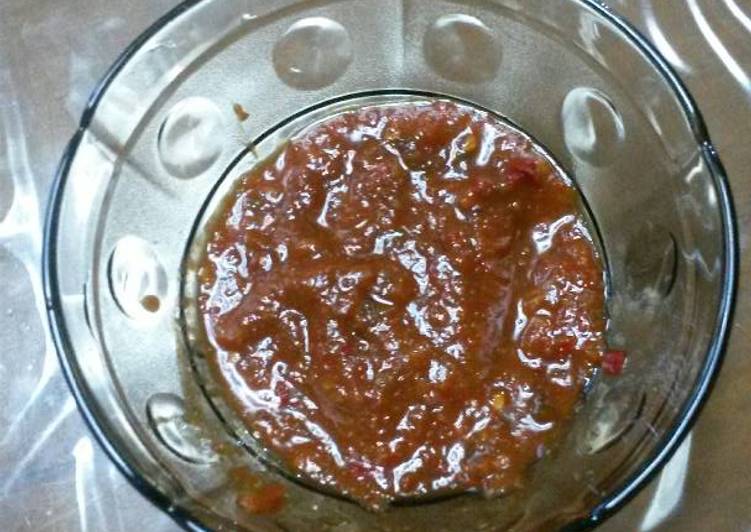 resep lengkap untuk Sambal Ayam Bakar