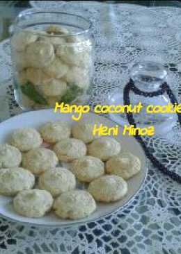 Mango coconut cookies