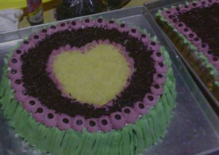 gambar untuk cara membuat Kue ultah sederhana