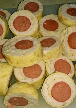 Rollade ayam sosis kimbo
