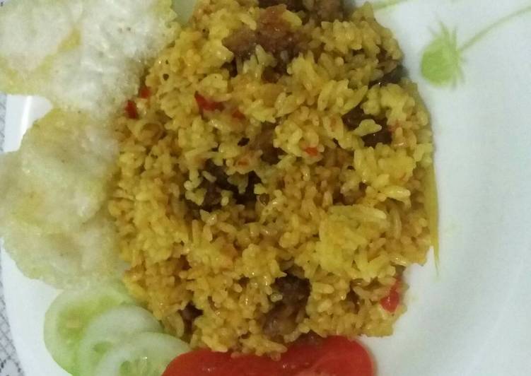 gambar untuk resep Nasi goreng kambing #KitaBerbagi