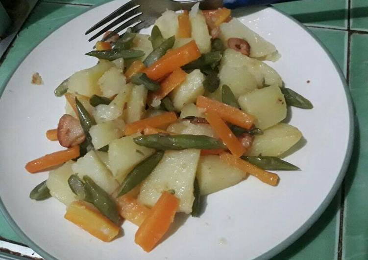 resep Tumis buncis wortel kentang