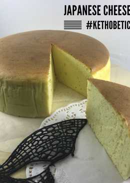 The Real Japanese Cheese Cake in Keto Version #kethobetic