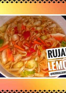 Rujak lemon segar