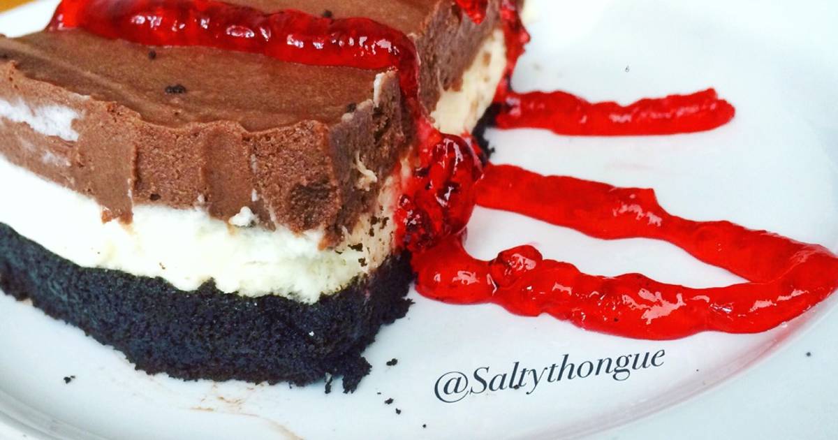 Resep Unbaked Choco-Cheese Cake