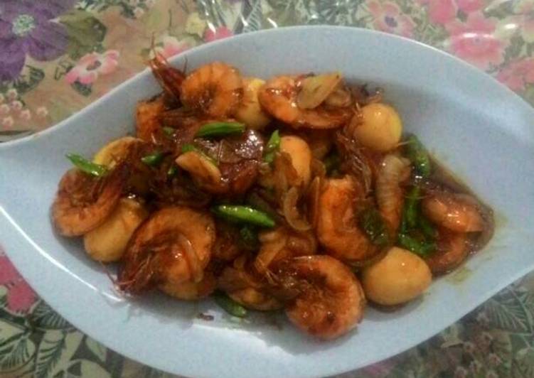 gambar untuk cara membuat Udang Saos Mentega