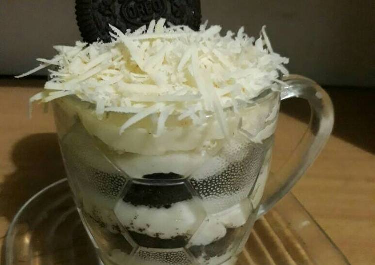 gambar untuk cara membuat Cheesecake oreo simple