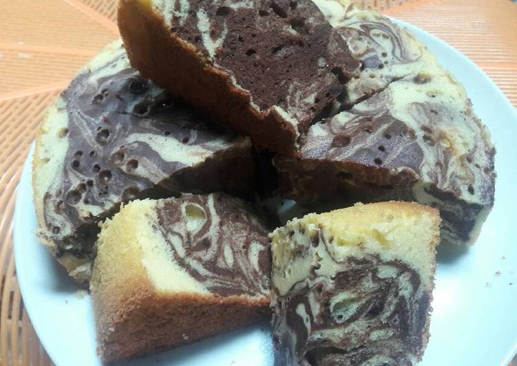 resep Bolu marmer hemat happy call