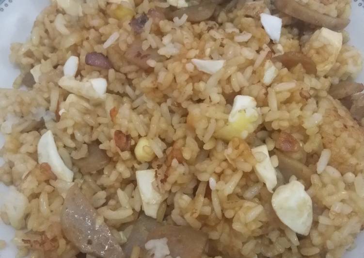 gambar untuk resep Nasi Goreng telur asin bakso (tidak pedas, bisa untuk bekal anak)